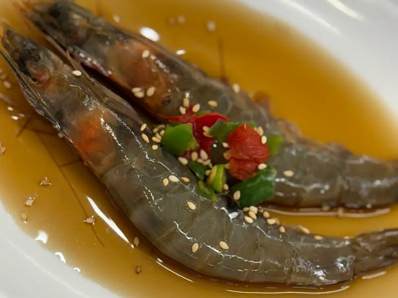 새우장 디테일 샷