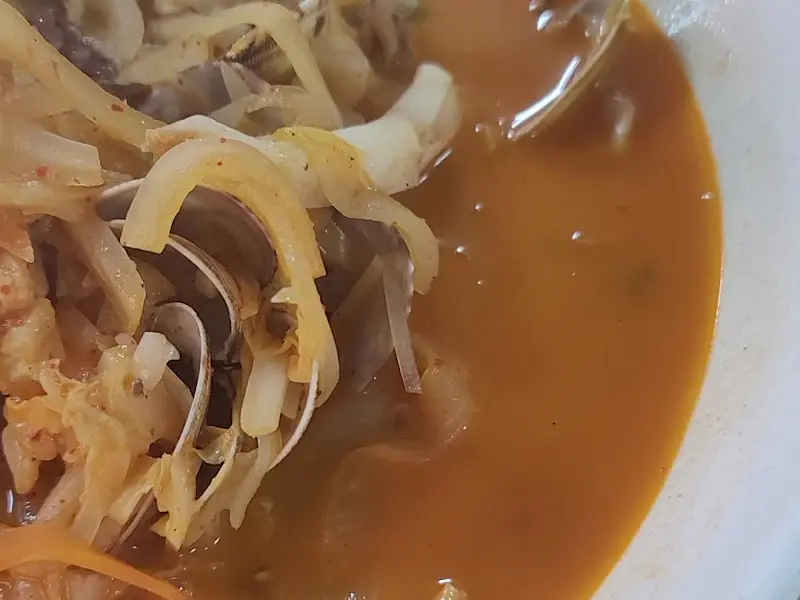 짬뽕 디테일 샷