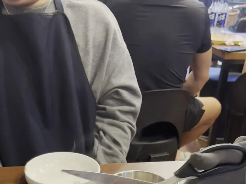 깔끔한 테이블 세팅