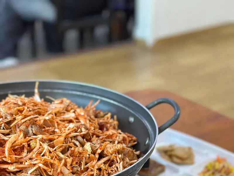 불판 위의 고추불고기