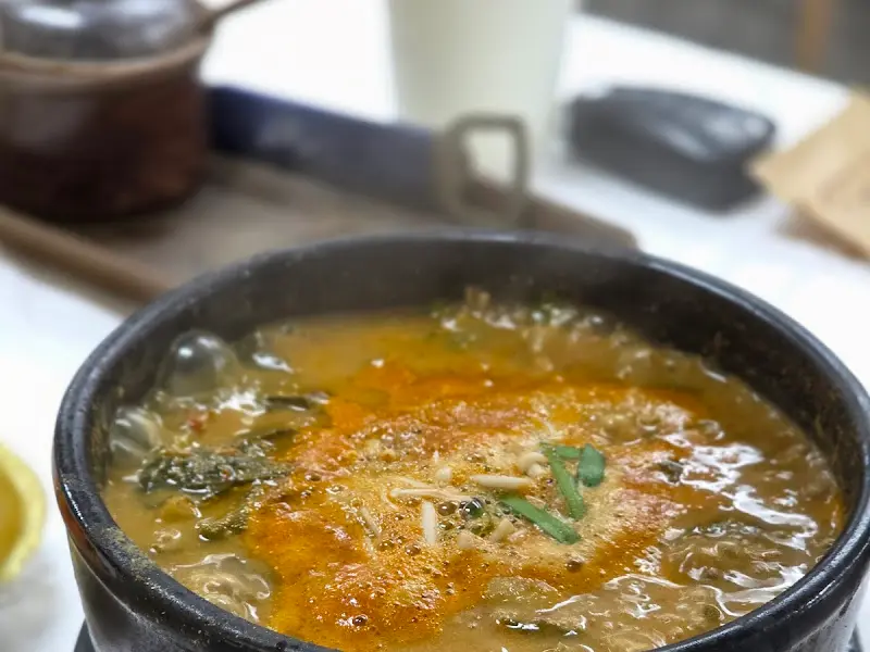 장수추어탕의 깊고 진한 국물