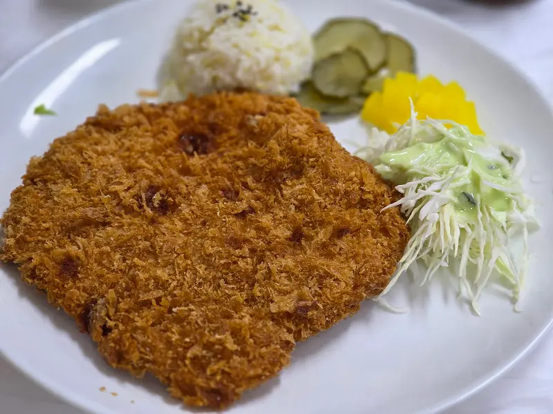 아이들을 위한 돈까스 메뉴