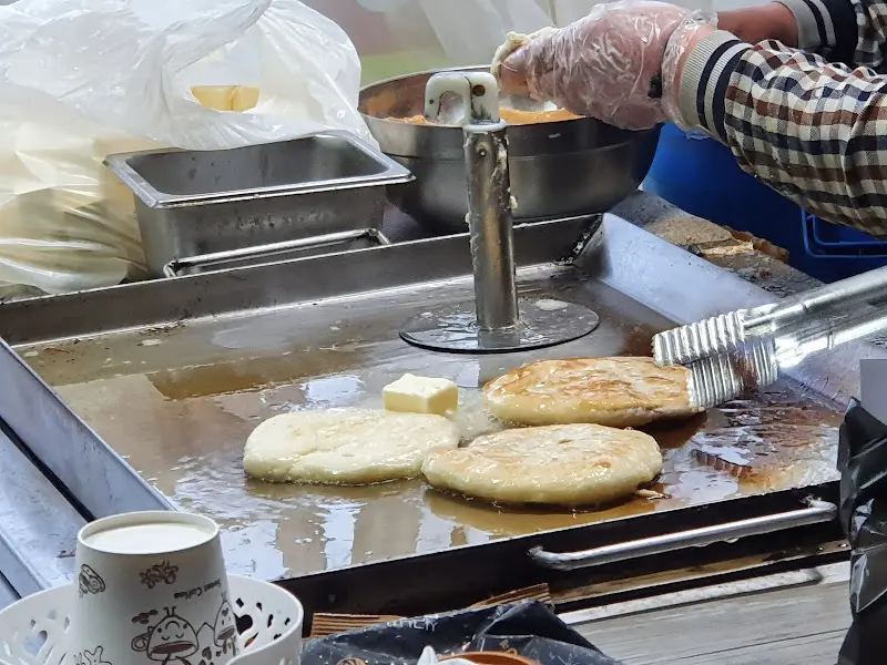 호떡 굽는 모습