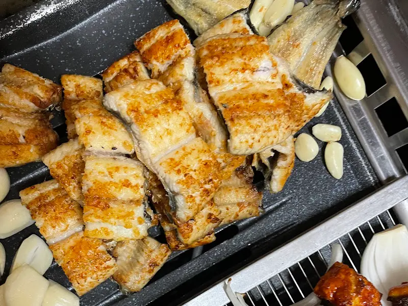 소금구이 클로즈업