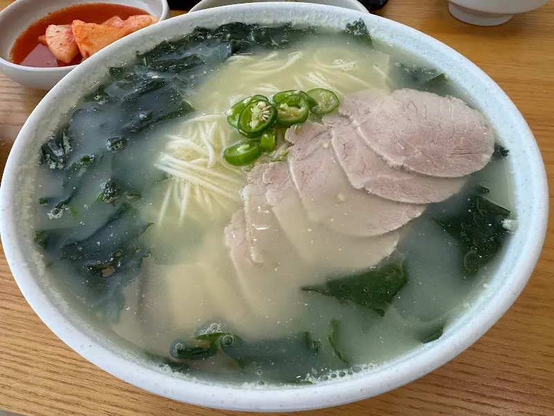 바르왓국수의 클로즈업 샷