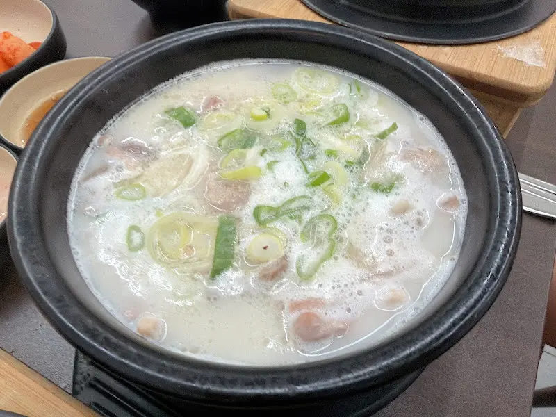 순대국밥 비주얼
