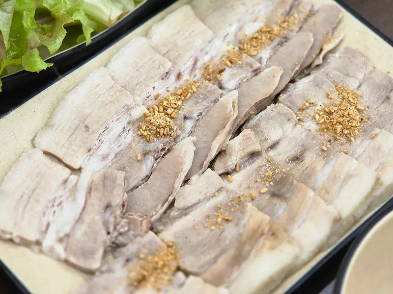 삼겹수육 비주얼