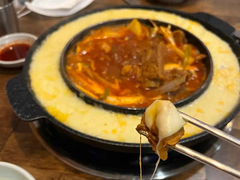 치즈 늘어나는 갈비찜
