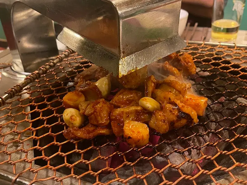 세광양대창 양대창 굽는 모습