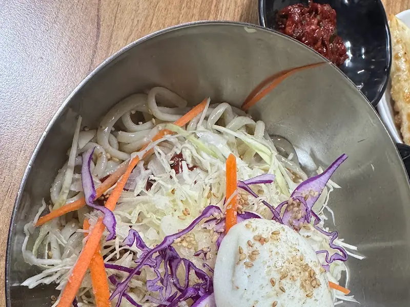 맛나분식 쫄면 근접샷