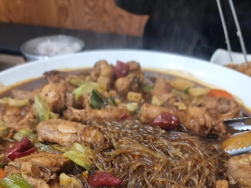 푸짐한 찜닭 한 상차림