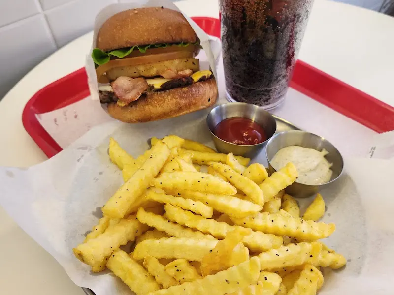 베이컨 에그 버거 세트