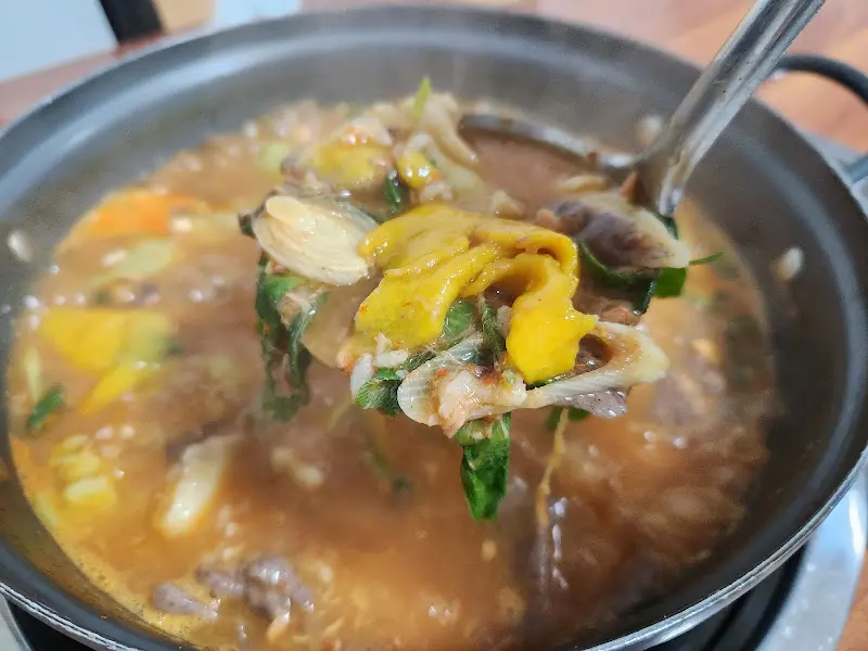 어죽 속 수제비