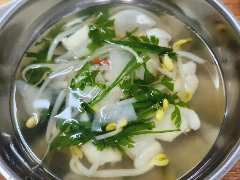 시원한 콩나물국