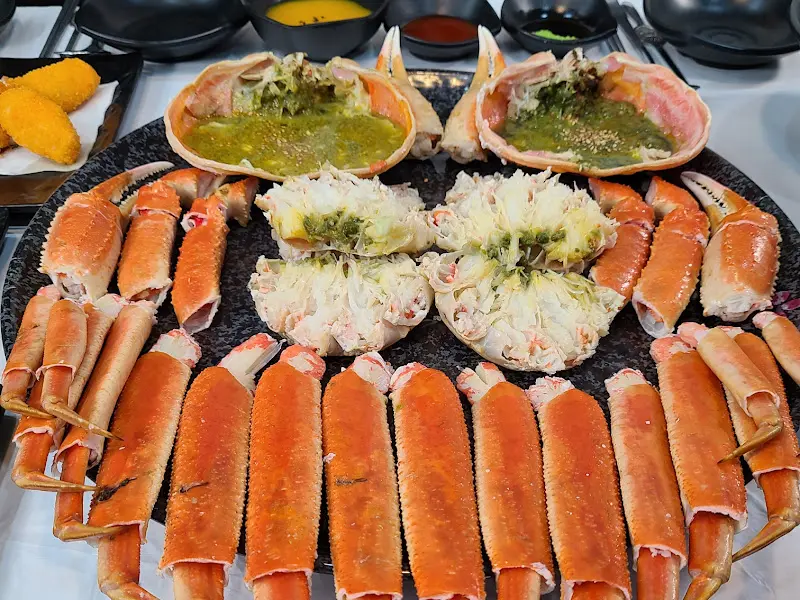 푸짐한 대게 한 상 차림