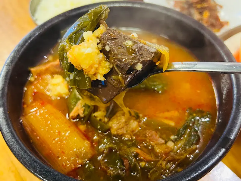 숟가락 위의 선지