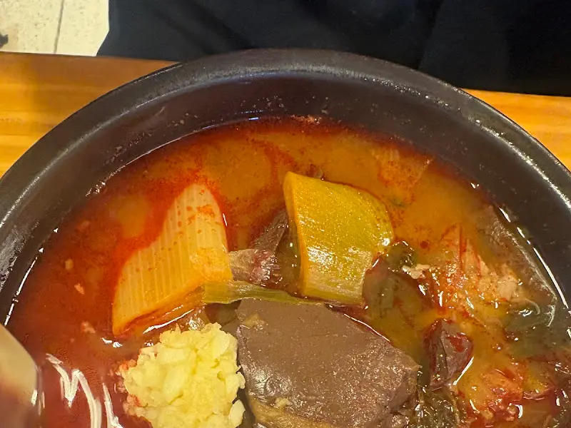 따로국밥 근접샷