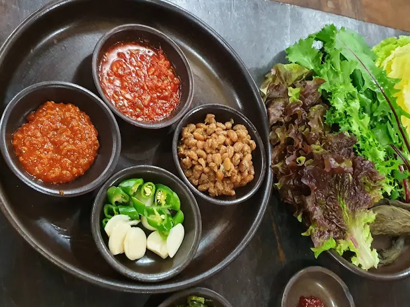 보쌈정식 한상차림