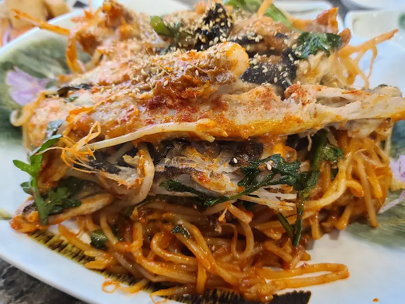 통아귀 살점 클로즈업