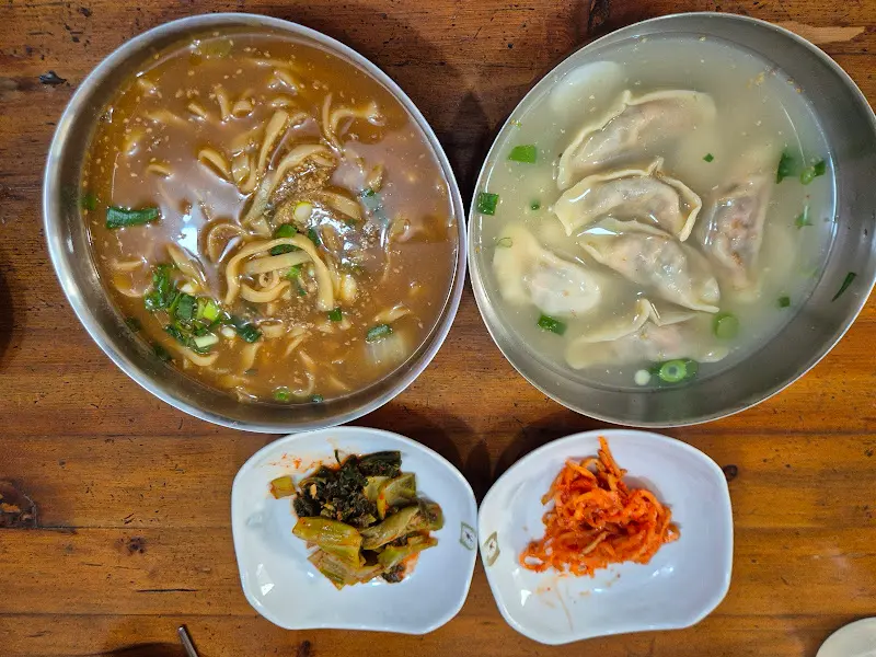 정선면옥 장칼국수와 만두국