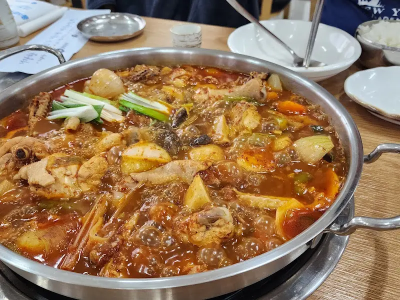 닭도리탕의 모습