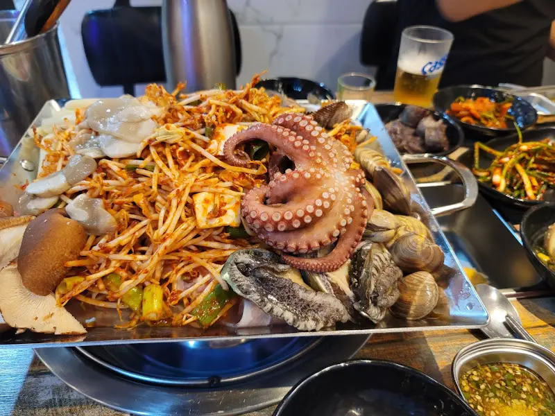 해물 삼합 구이