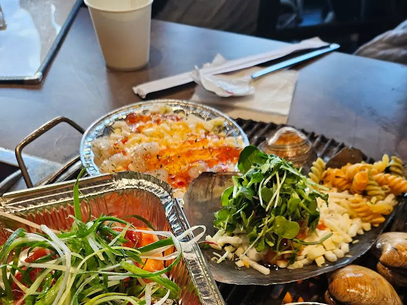 조개구이와 파스타의 조화