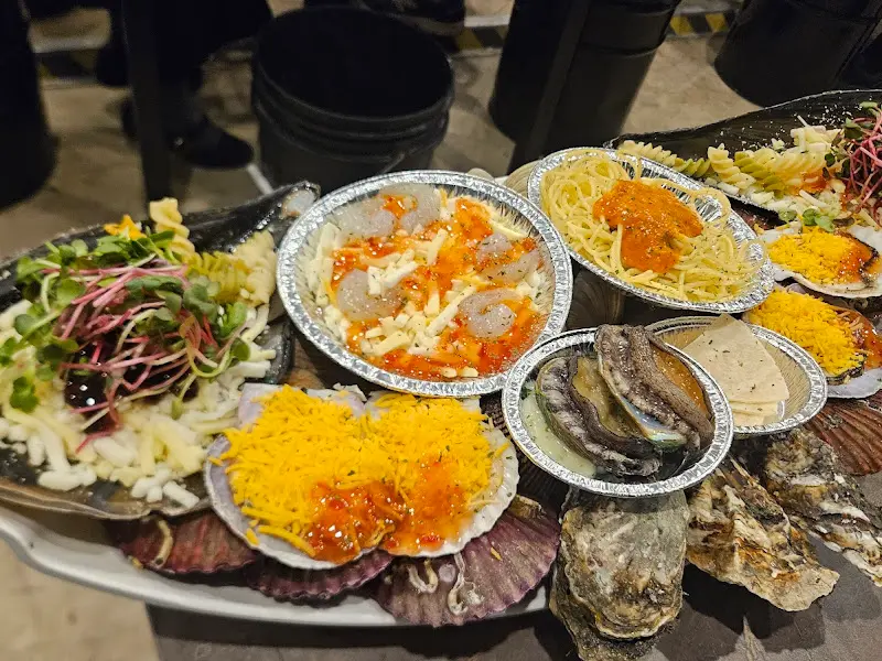 푸짐한 해산물 한 상 차림