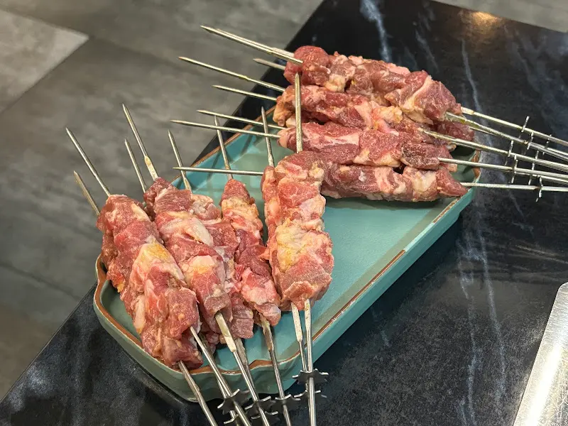 양꼬치 한 상 차림