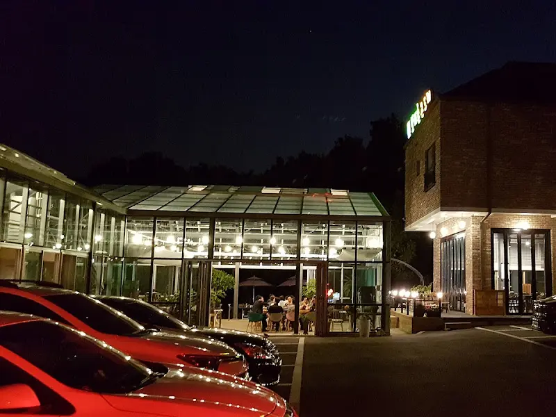 밤에 본 보리촌 곤드레의 전경