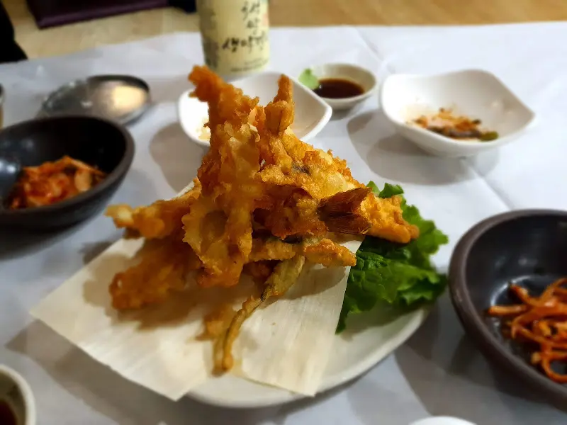 별천지가든 은어튀김