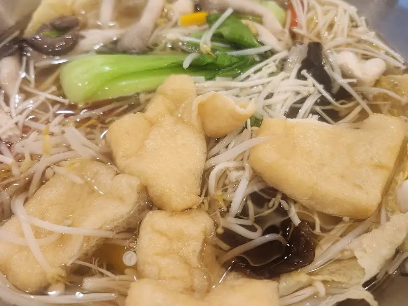 푸짐한 샤브샤브 재료