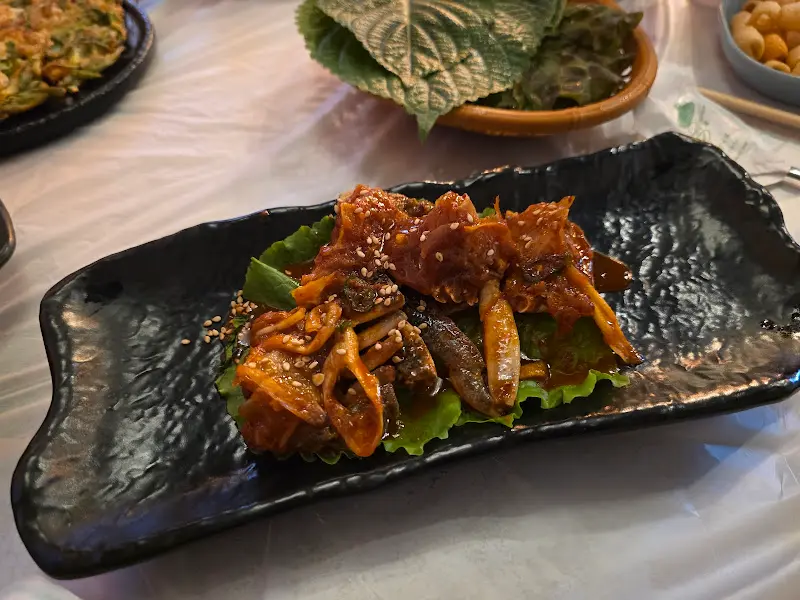 매콤달콤 양념 꼴뚜기