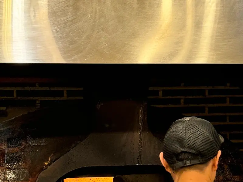 화덕 내부 사진