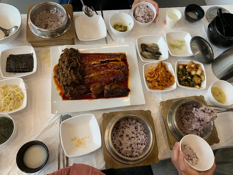 푸짐한 코다리 시래기 정식 한 상 차림