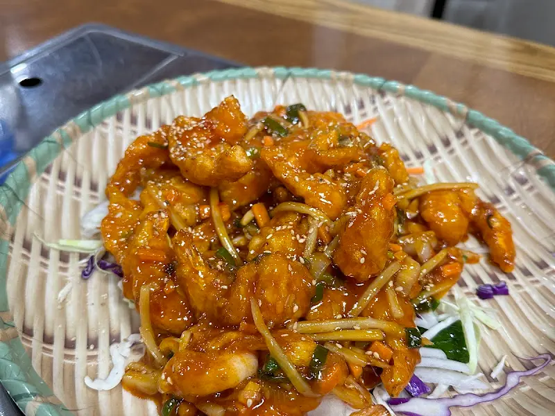 윤기가 흐르는 깐쇼새우