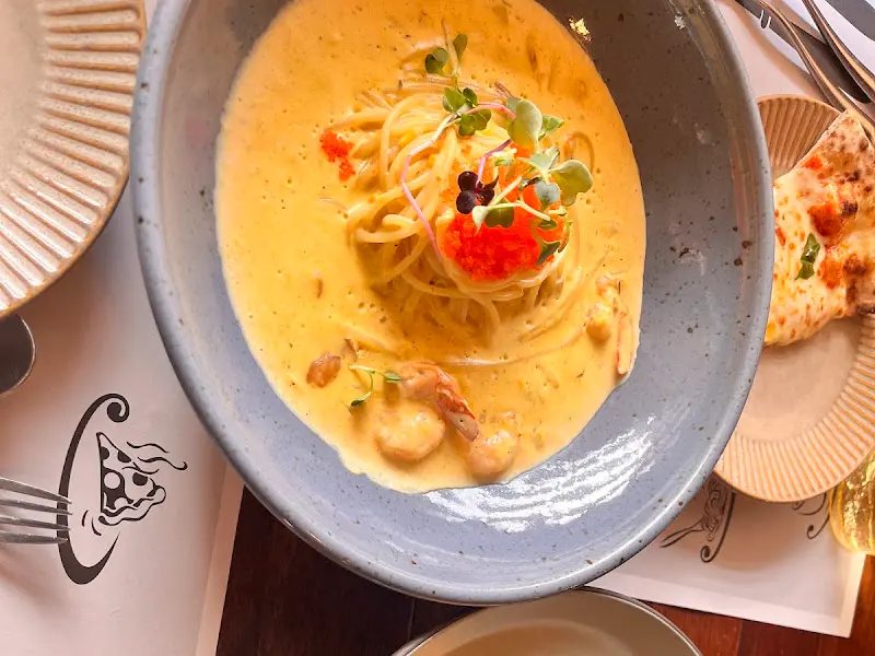 단호박 감베리 파스타