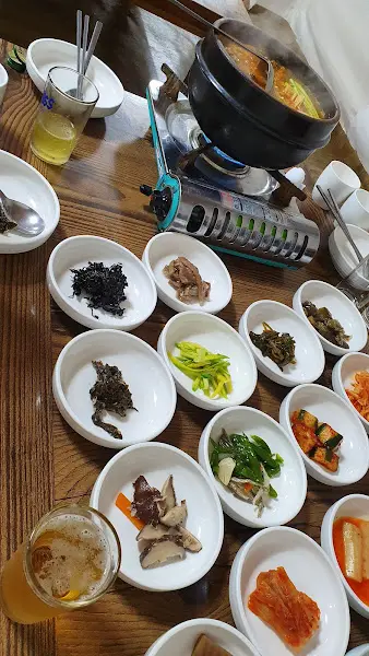 청둥오리탕 끓는 모습