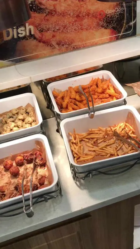 다양한 튀김 메뉴