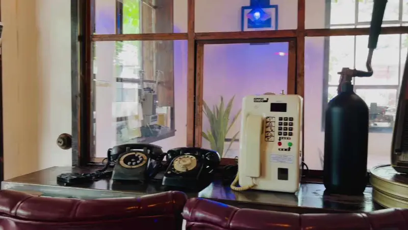 카페 내부 소품