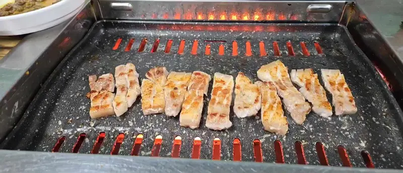 잘 익은 목살 구이