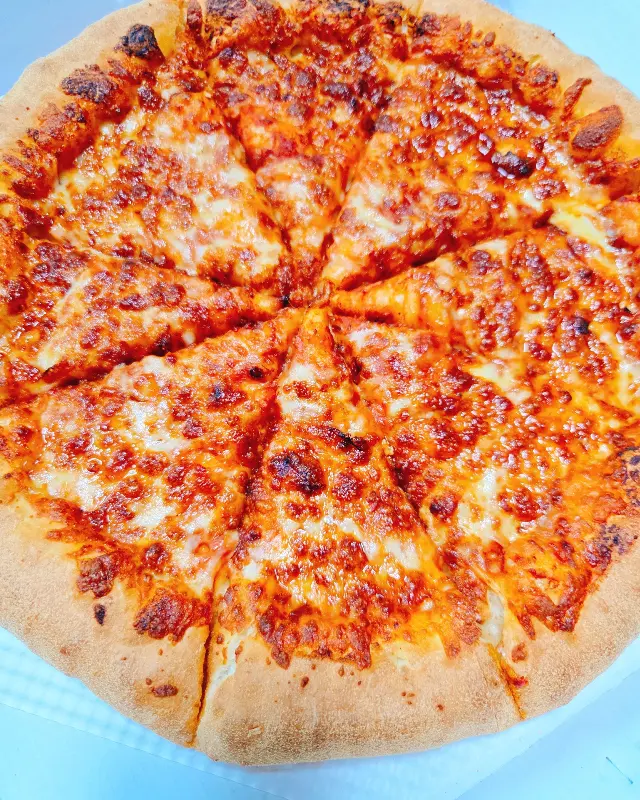 먹음직스러운 치즈 피자