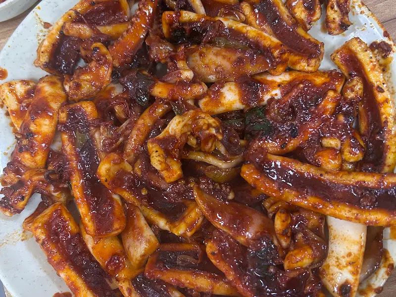 오징어 불고기 근접샷