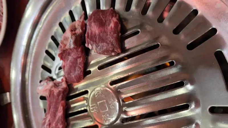 타레 야끼니꾸의 신선한 고기