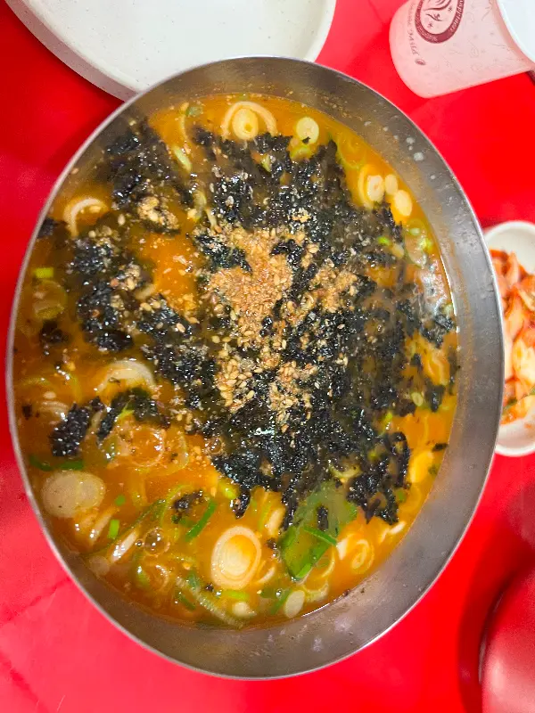 장칼국수의 모습