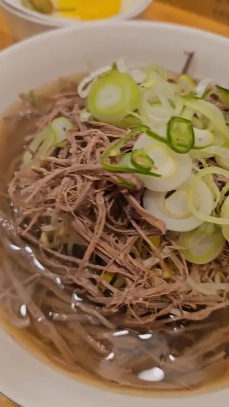 차돌박이 쌀국수의 비주얼