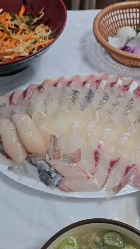 모듬회 한상차림