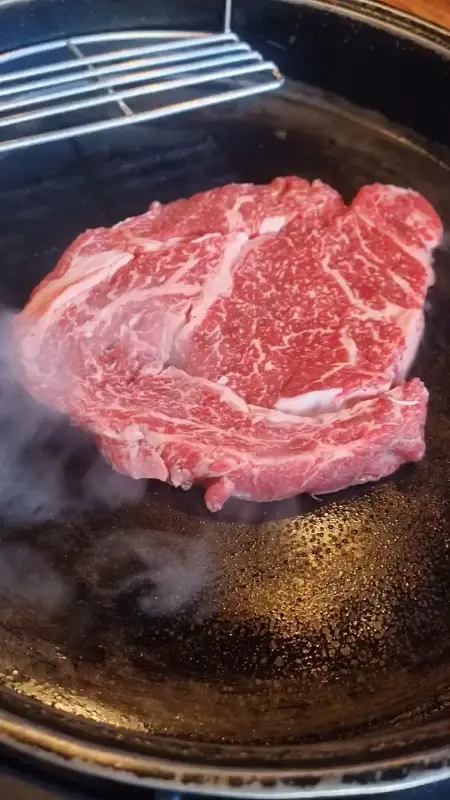 환상적인 마블링의 한우