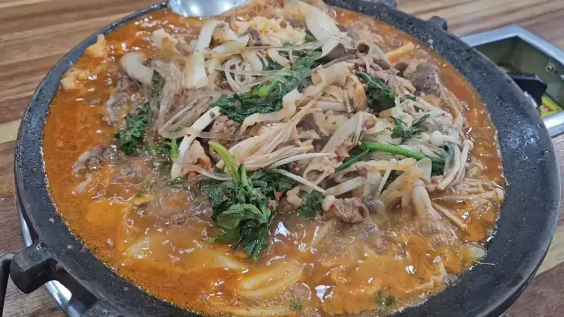 갑을식당 메인메뉴