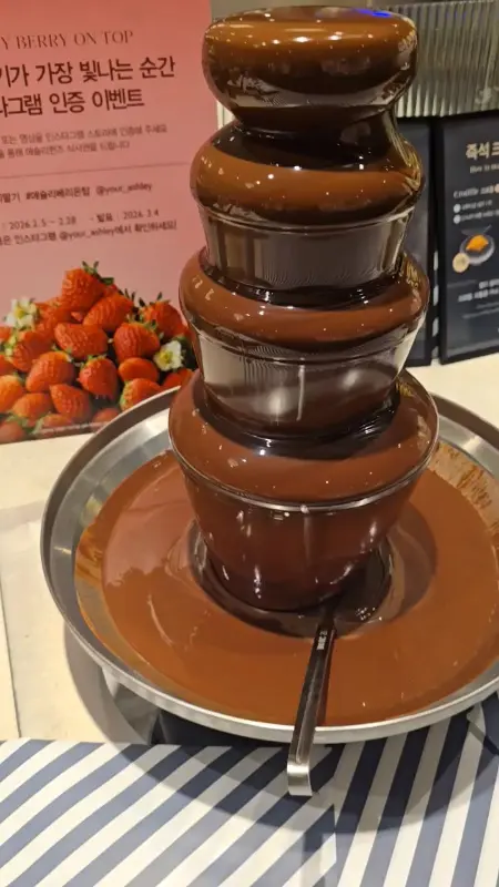 달콤한 초콜릿 퐁듀